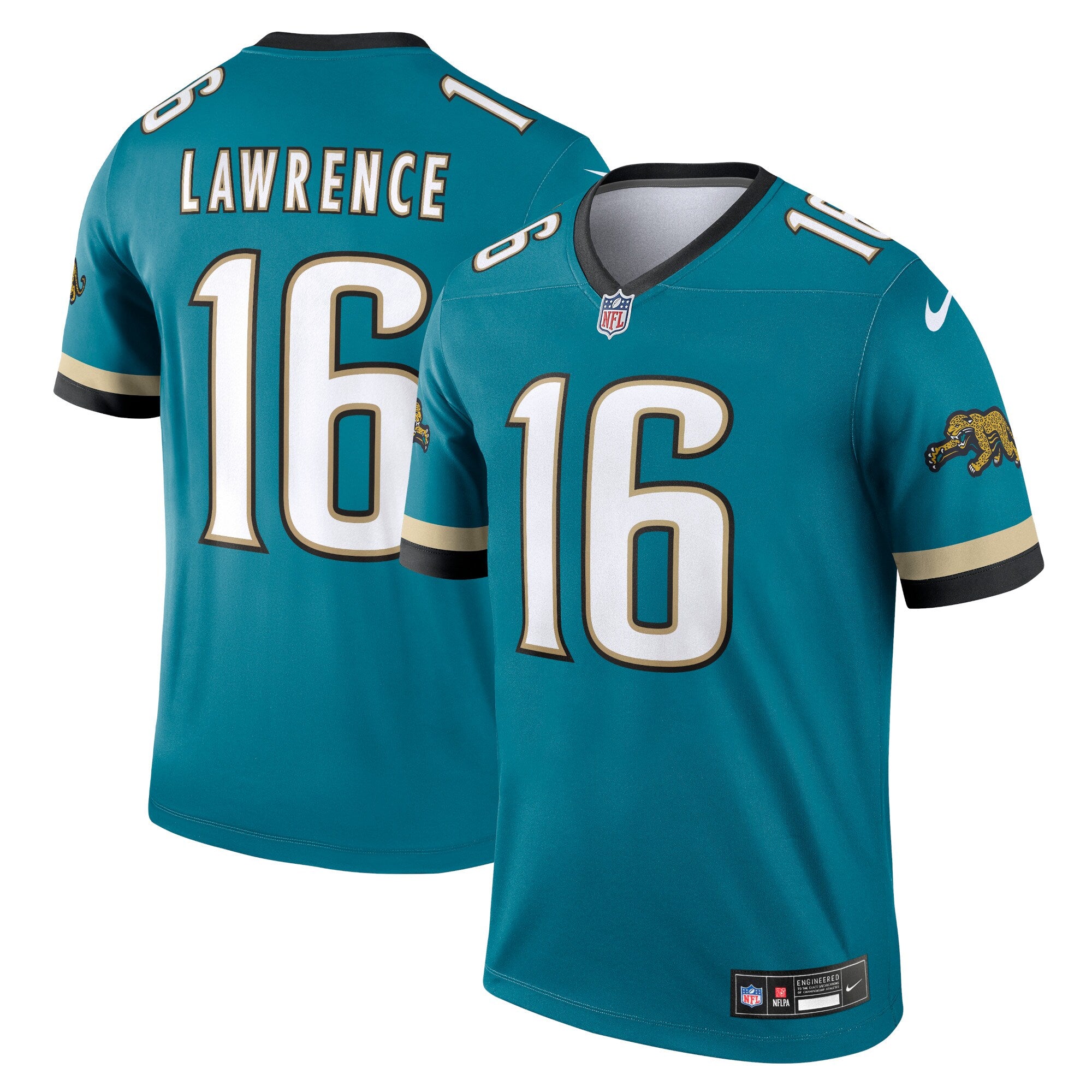 Trevor Lawrence Jacksonville Jaguars Legend Player Performance Top - Teal | Stitched Football Jersey TJS2745
