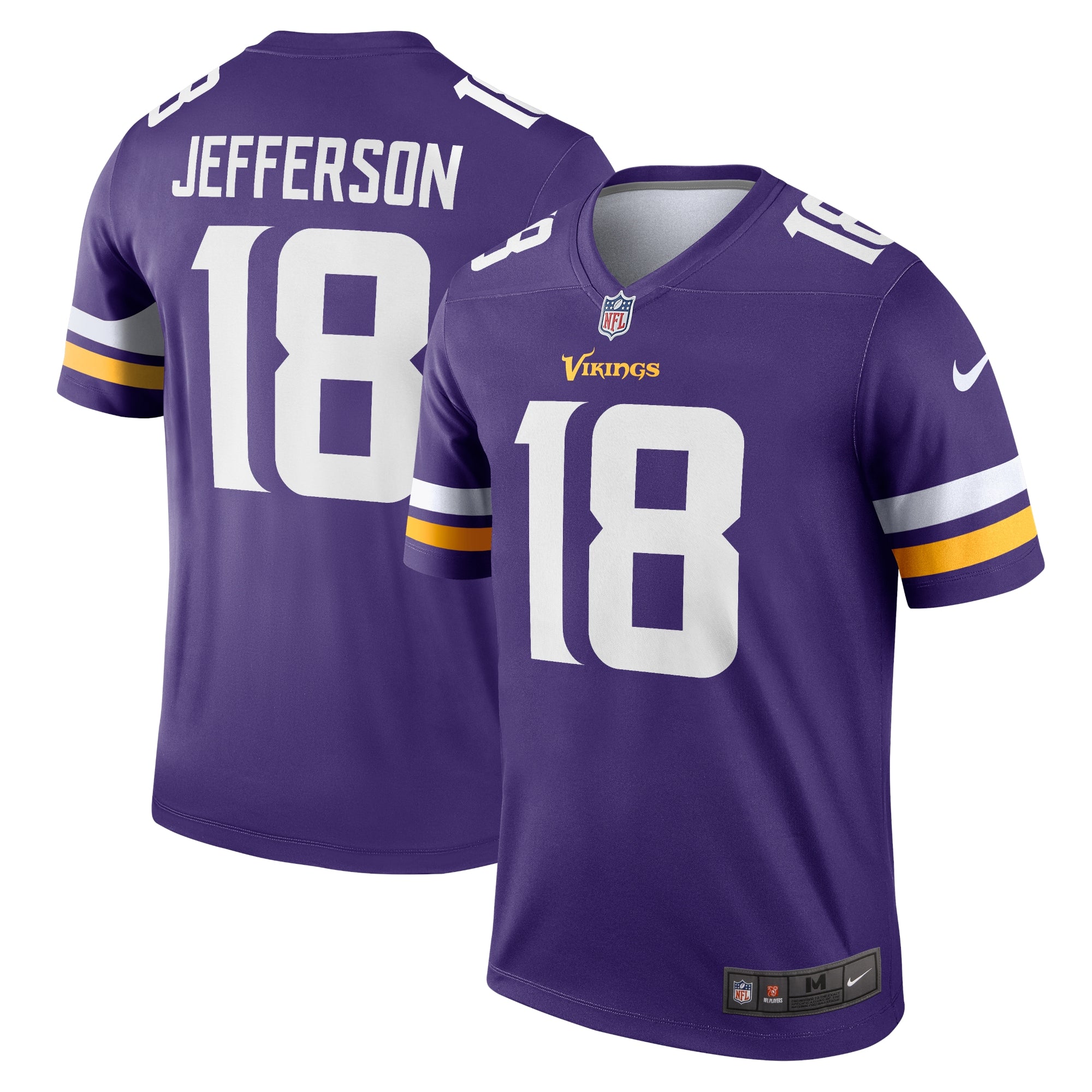 Justin Jefferson Minnesota Vikings Legend Player Performance Top - Purple | Stitched Football Jersey TJS2619