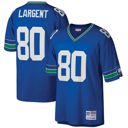 Steve Largent Seattle Seahawks M & N Big & Tall 1985 Retired Player Replica Jersey - Royal | Stitched Football Jersey TJS2761