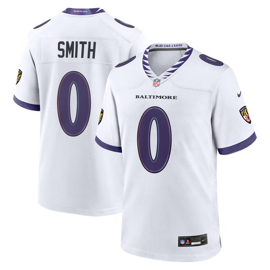 Roquan Smith Baltimore Ravens Game Jersey - White | Stitched Football Jersey TJS2603