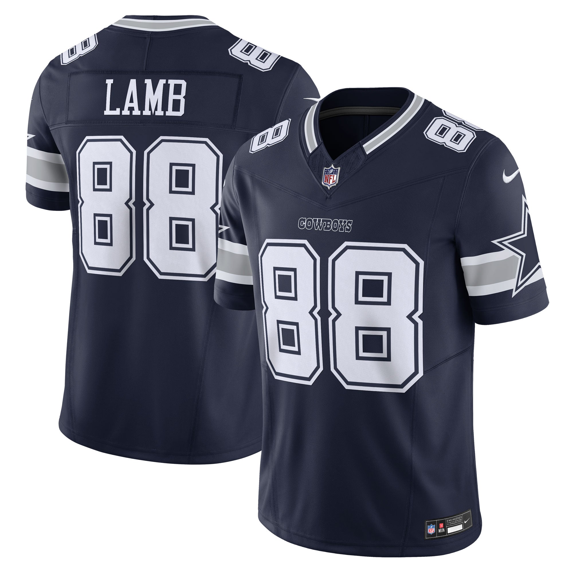 CeeDee Lamb Dallas Cowboys Vapor F.U.S.E. Limited Jersey - Navy | Stitched Football Jersey TJS2621