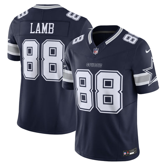CeeDee Lamb Dallas Cowboys Vapor F.U.S.E. Limited Jersey - Navy | Stitched Football Jersey TJS2621