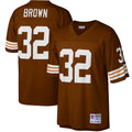 Jim Brown Cleveland Browns M & N Big & Tall 1963 Retired Player Replica Jersey - Brown | Stitched Football Jersey TJS2685