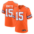Nik Bonitto Denver Broncos Alternate 2 Mile High Collection 1977 Throwback Game Jersey - Orange | Stitched Football Jersey TJS2763