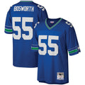 Brian Bosworth Seattle Seahawks M & N Legacy Replica Jersey - Royal | Stitched Football Jersey TJS2648