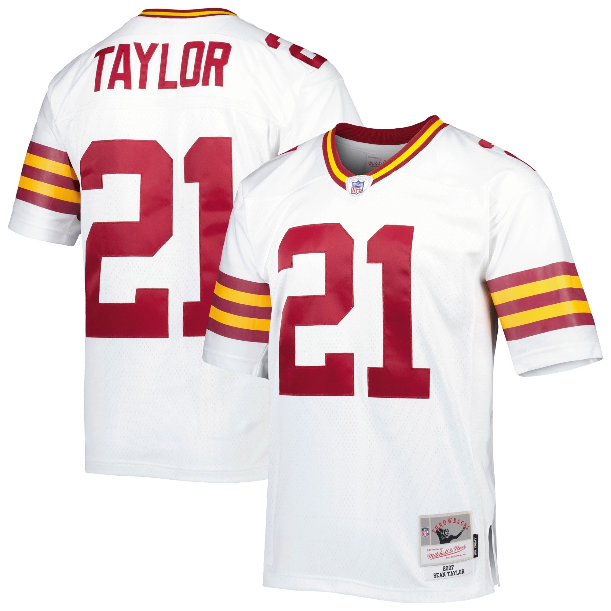 Sean Taylor Washington Commanders M & N Big & Tall 2007 Legacy Retired Player Jersey - White | Stitched Football Jersey TJS2710