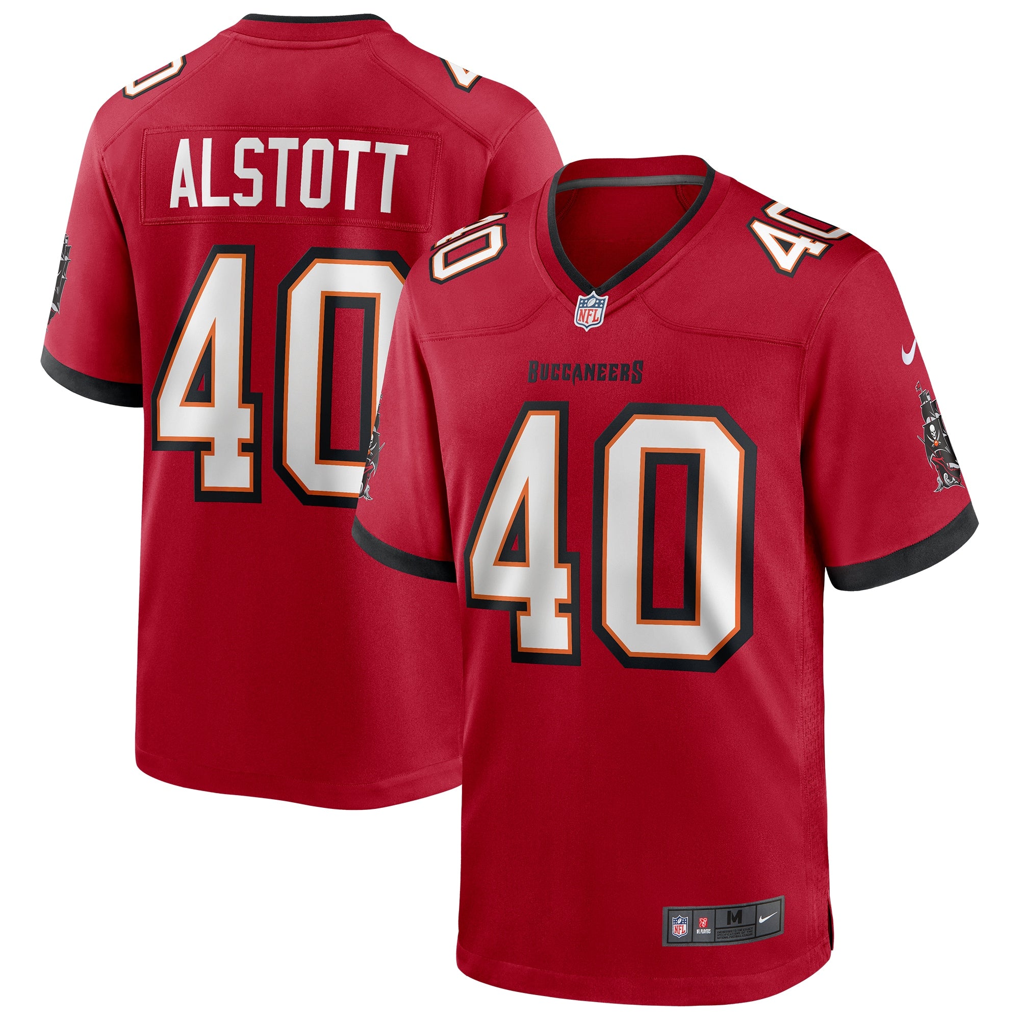 Mike Alstott Tampa Bay Buccaneers Retired Player Game Jersey - Red | Stitched Football Jersey TJS2645