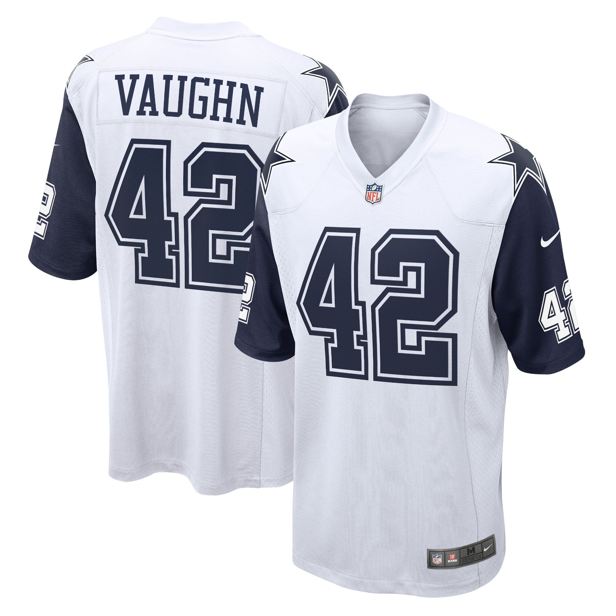Deuce Vaughn Dallas Cowboys Alternate Game Team Jersey - White | Stitched Football Jersey TJS2653