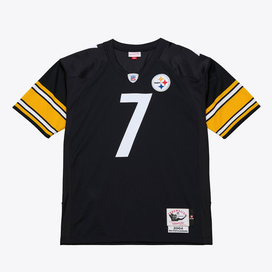 Ben Roethlisberger Pittsburgh Steelers M & N 2004 Throwback Jersey - Black | Stitched Football Jersey TJS2676