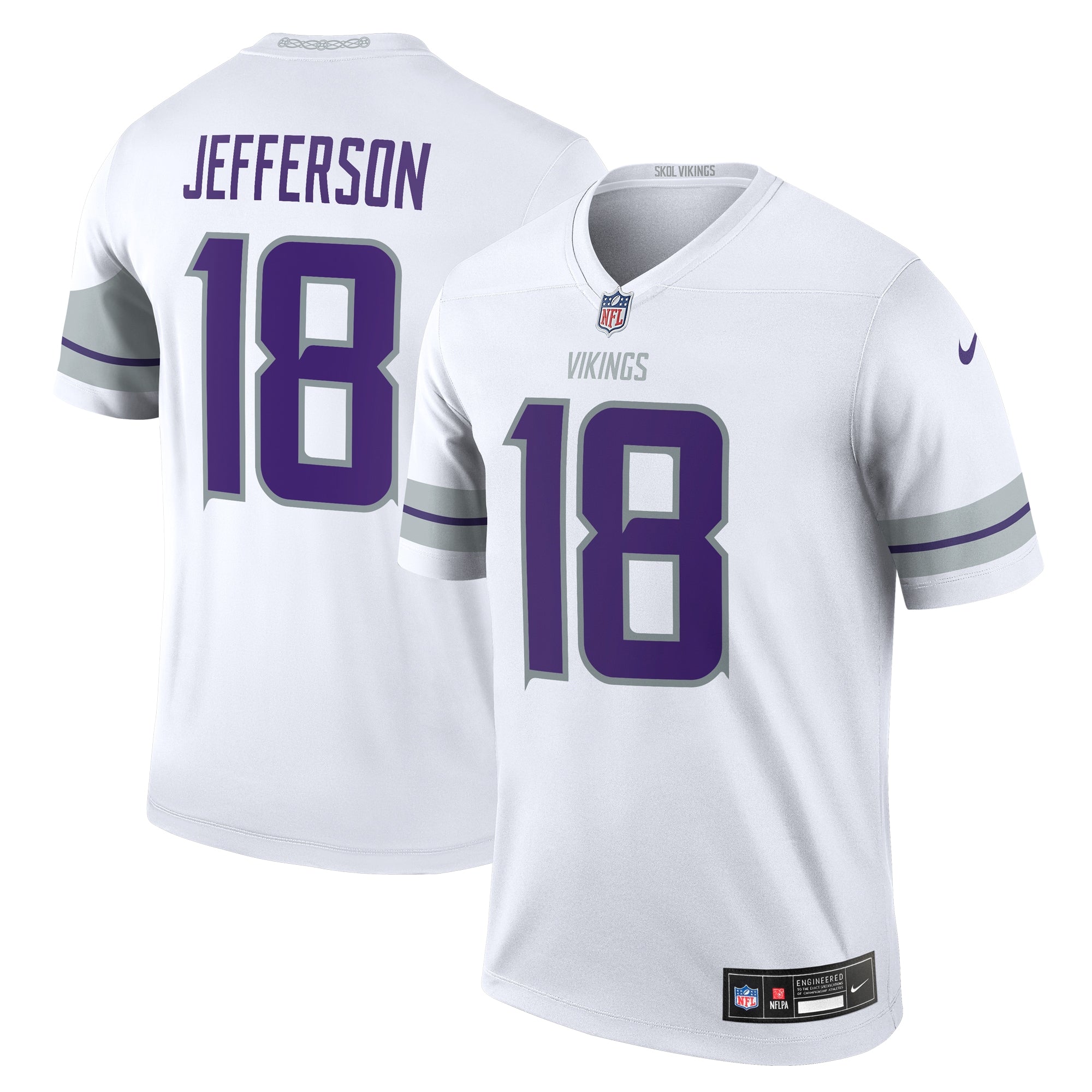 Justin Jefferson Minnesota Vikings Legend Player Performance Top - White | Stitched Football Jersey TJS2749