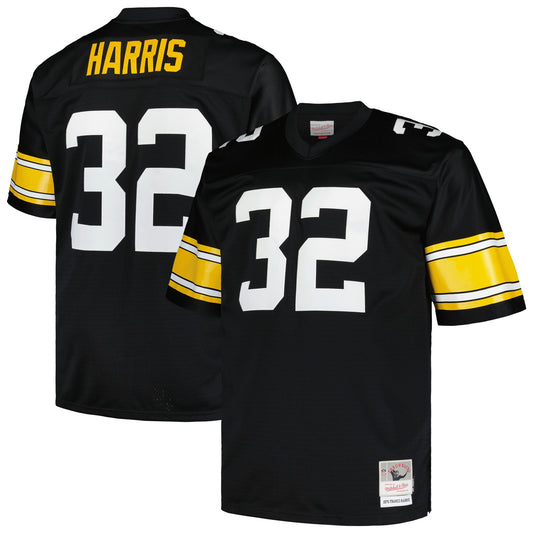 Franco Harris Pittsburgh Steelers M & N Big & Tall 1976 Legacy Retired Player Jersey - Black | Stitched Football Jersey TJS2782