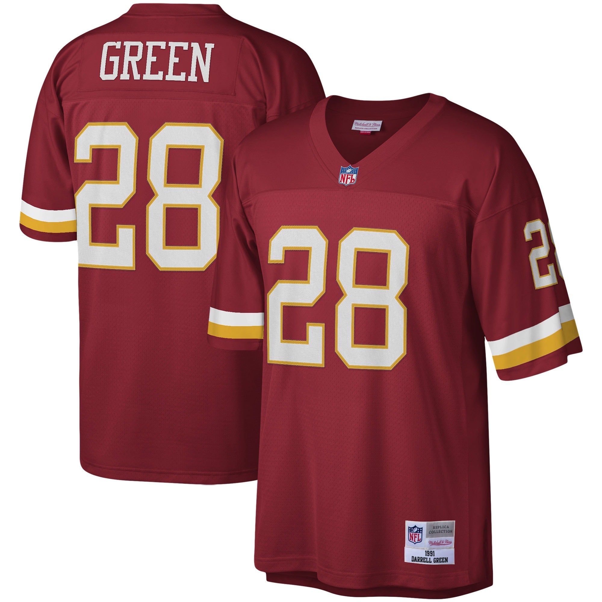 Darrell Green Washington Football Team M & N Legacy Replica Jersey - Burgundy | Stitched Football Jersey TJS2734