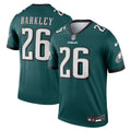 Saquon Barkley Philadelphia Eagles Legend Player Performance Top - Midnight Green | Stitched Football Jersey TJS2931