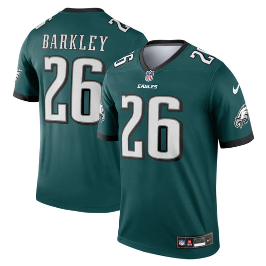 Saquon Barkley Philadelphia Eagles Legend Player Performance Top - Midnight Green | Stitched Football Jersey TJS2931