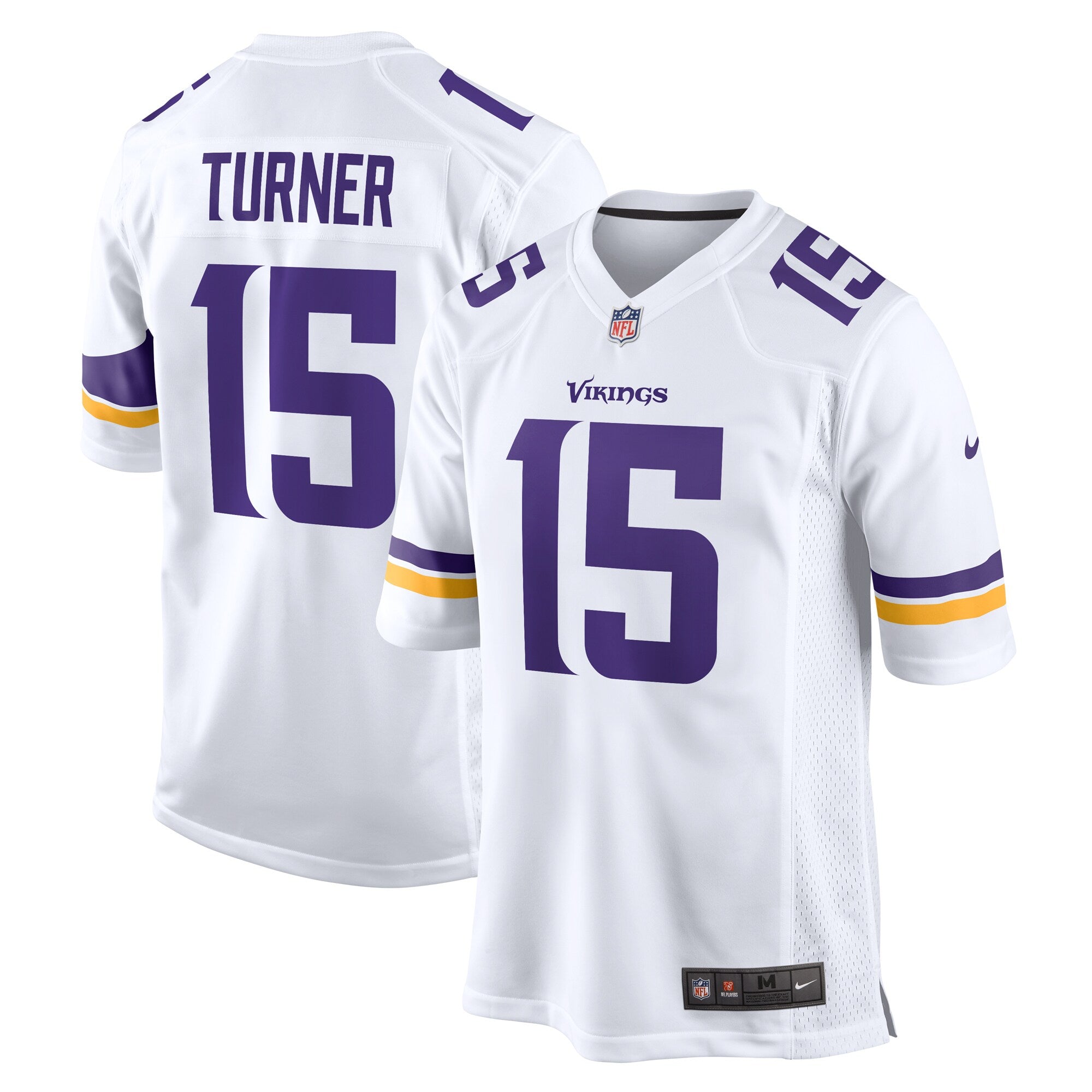 Dallas Turner Minnesota Vikings Game Jersey - White | Stitched Football Jersey TJS2888