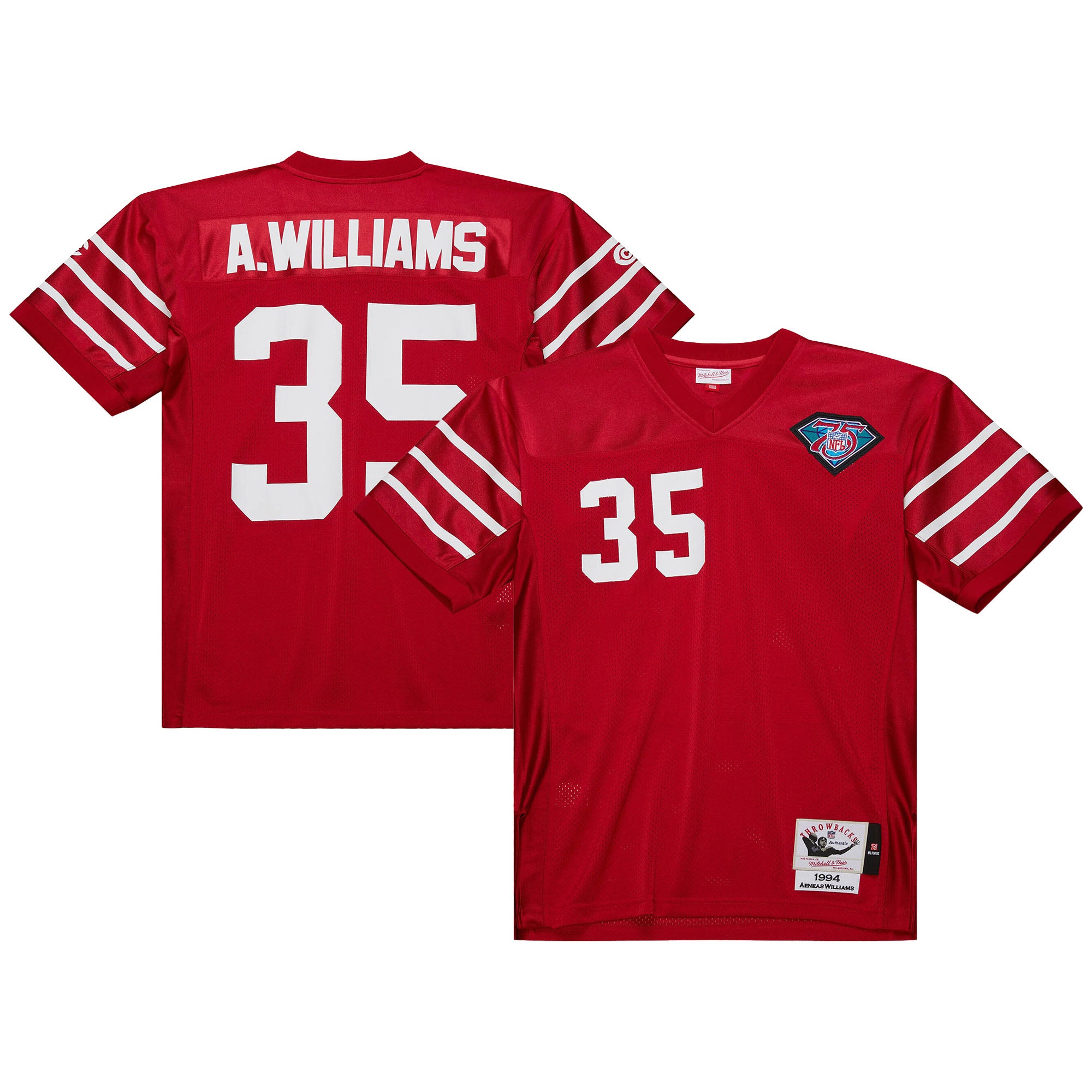 Aeneas Williams Arizona Cardinals 1994 M & N Throwback Retired Player Jersey - Cardinal | Stitched Football Jersey TJS2849