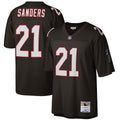 Deion Sanders Atlanta Falcons M & N Big & Tall 1992 Retired Player Replica Jersey - Black | Stitched Football Jersey TJS2924