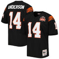Ken Anderson Cincinnati Bengals 1981 M & N Throwback Retired Player Jersey - Black | Stitched Football Jersey TJS2854