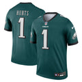 Jalen Hurts Philadelphia Eagles Legend Player Performance Top - Green | Stitched Football Jersey TJS2808