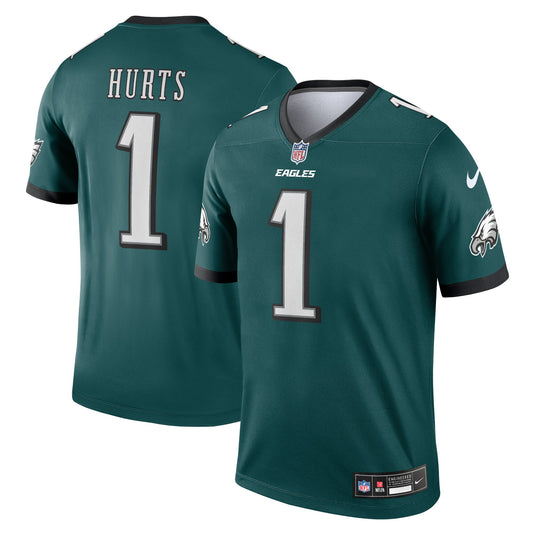 Jalen Hurts Philadelphia Eagles Legend Player Performance Top - Green | Stitched Football Jersey TJS2808