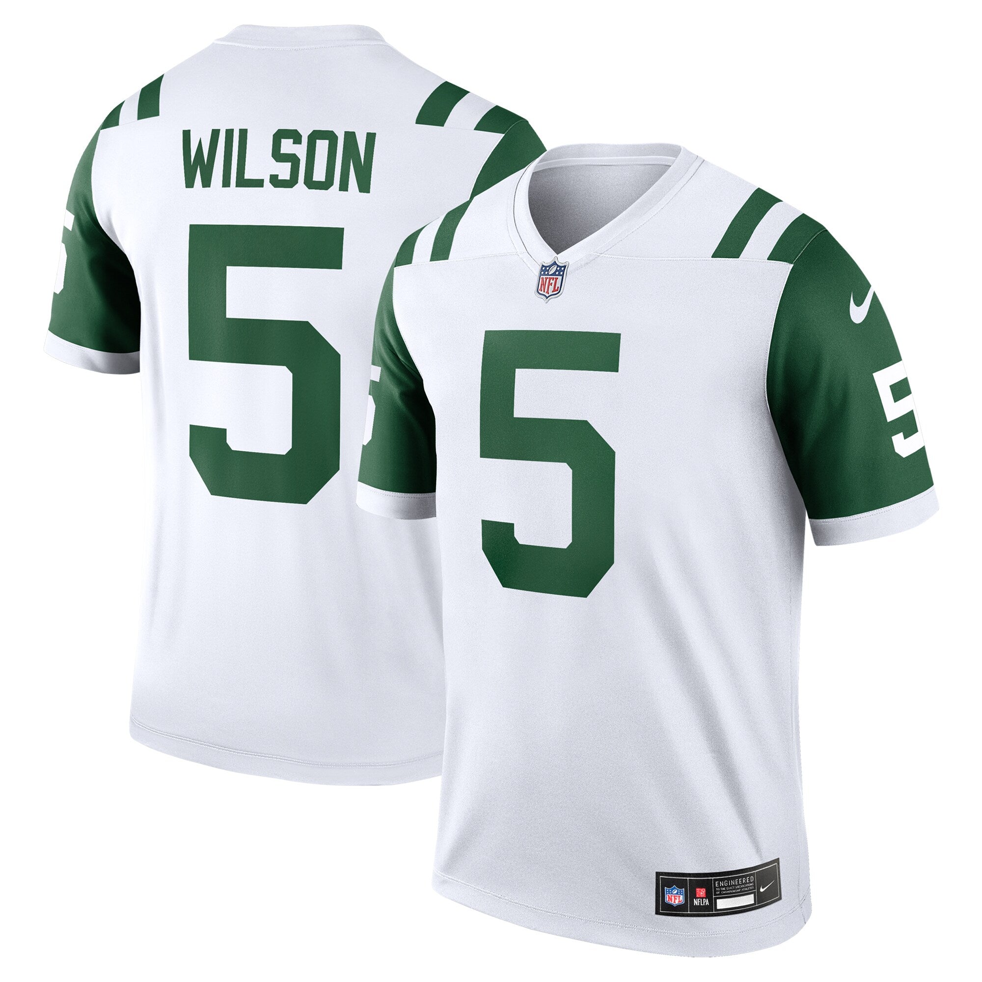 Garrett Wilson New York Jets Legend Player Performance Top - White | Stitched Football Jersey TJS2807