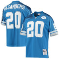 Barry Sanders Detroit Lions 1991 M & N Throwback Retired Player Jersey - Blue | Stitched Football Jersey TJS2880