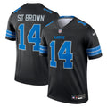 Amon-Ra St. Brown Detroit Lions Legend Player Performance Top - Black | Stitched Football Jersey TJS2912