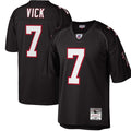 Michael Vick Atlanta Falcons M & N Big & Tall 2002 Retired Player Replica Jersey - Black | Stitched Football Jersey TJS2855