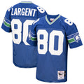Steve Largent Seattle Seahawks 1985 M & N Throwback Retired Player Jersey - Royal | Stitched Football Jersey TJS2856