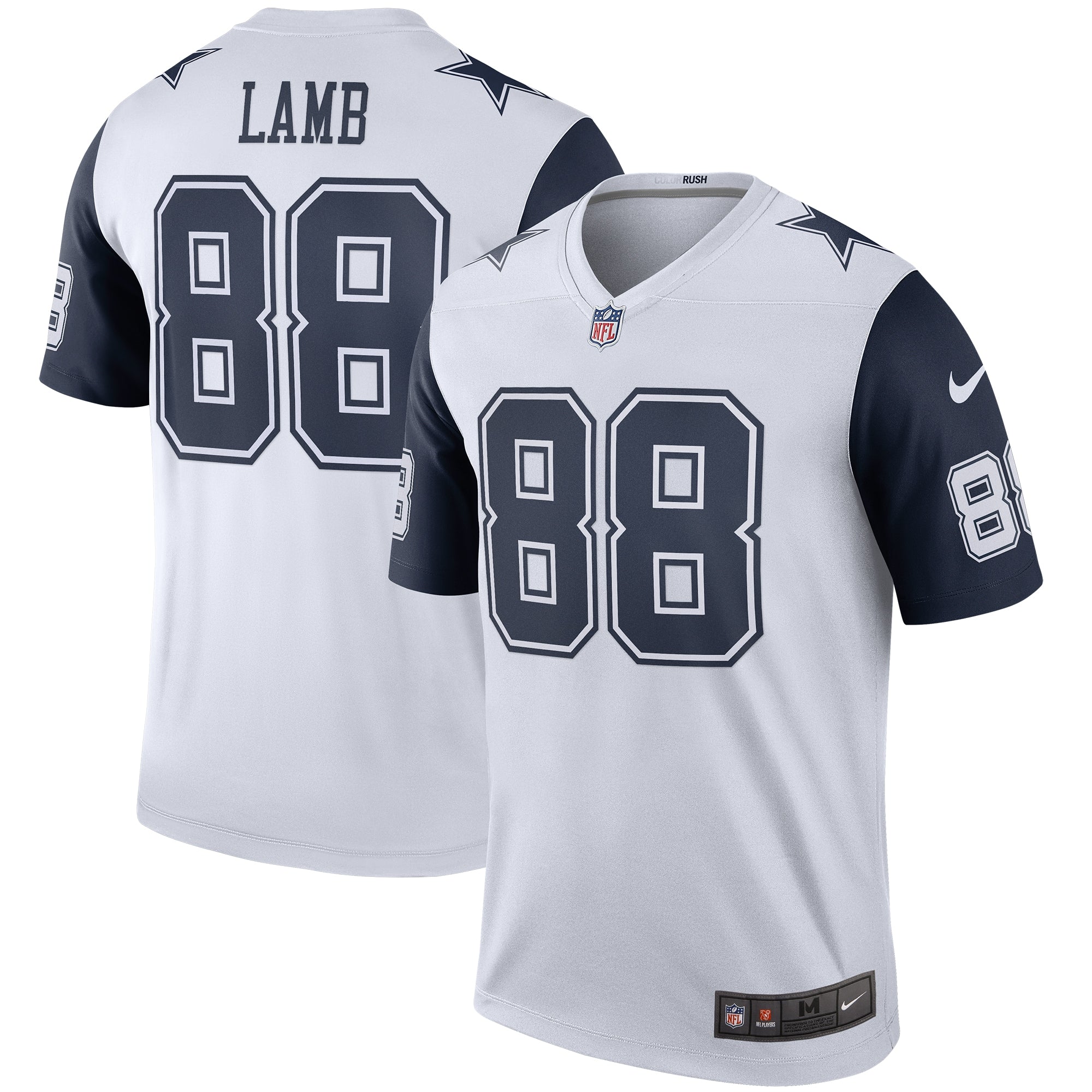 CeeDee Lamb Dallas Cowboys Legend Player Performance Top - White | Stitched Football Jersey TJS2943