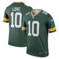 Jordan Love Green Bay Packers Legend Player Performance Top - Green | Stitched Football Jersey TJS2819