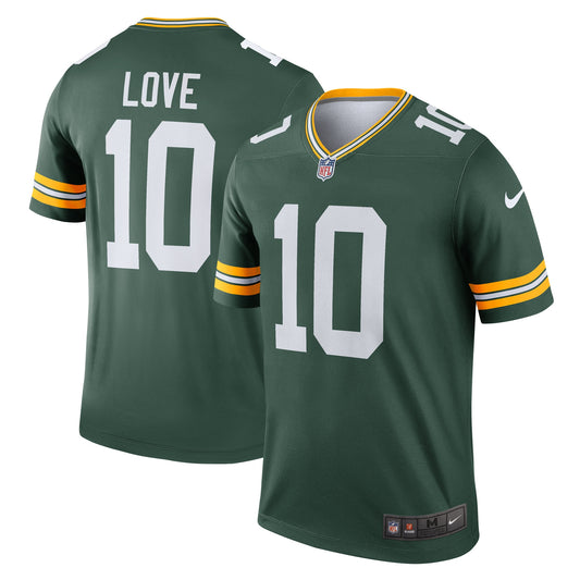 Jordan Love Green Bay Packers Legend Player Performance Top - Green | Stitched Football Jersey TJS2819