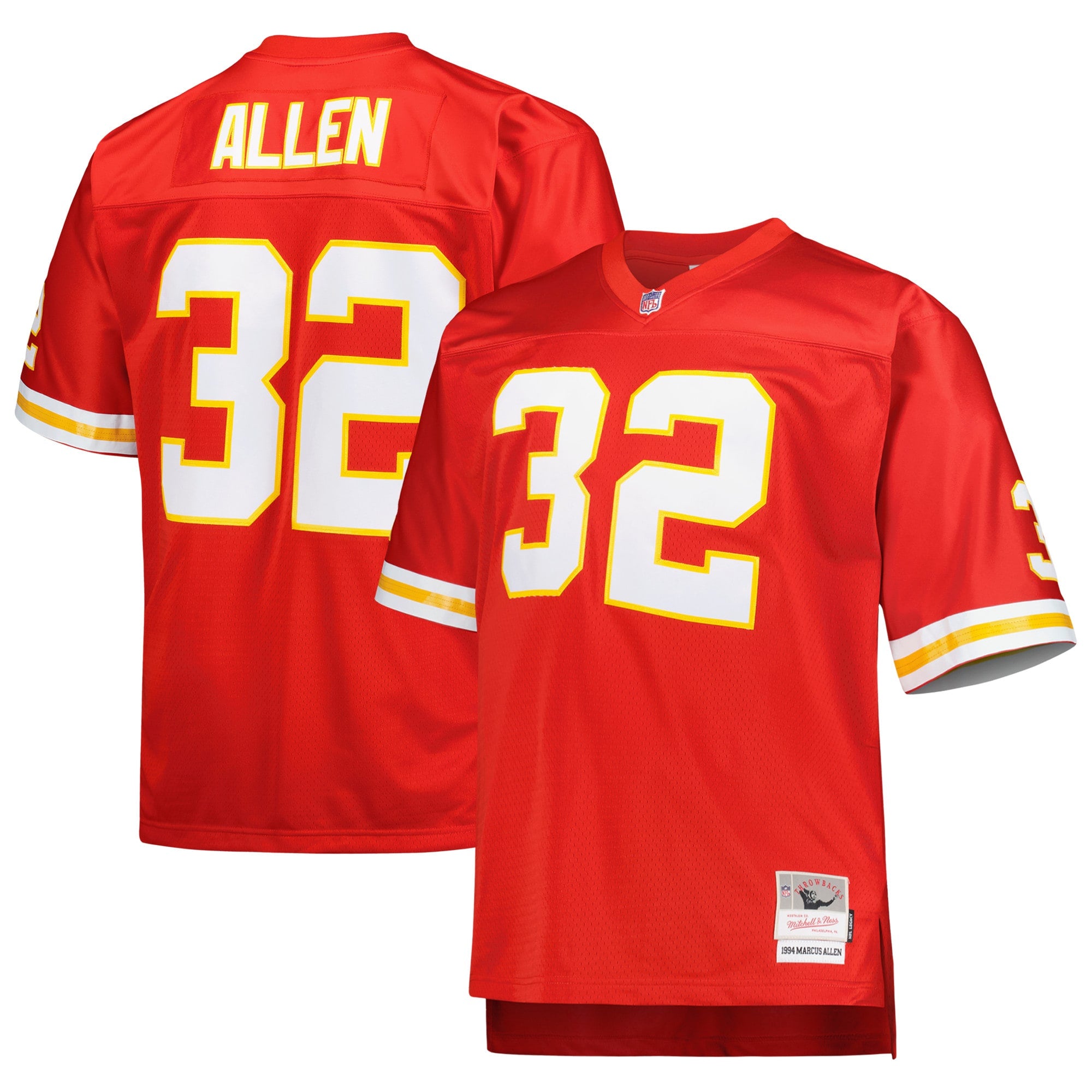 Marcus Allen Kansas City Chiefs M & N Big & Tall 1994 Retired Player Replica Jersey - Red | Stitched Football Jersey TJS2841