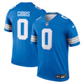 Jahmyr Gibbs Detroit Lions Legend Player Performance Top - Blue | Stitched Football Jersey TJS2813