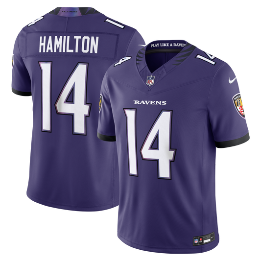 Kyle Hamilton Baltimore Ravens Vapor F.U.S.E. Stitched Limited Jersey - Purple | Stitched Football Jersey TJS2831