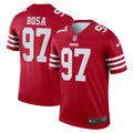 Nick Bosa San Francisco 49ers Legend Player Performance Top - Scarlet | Stitched Football Jersey TJS2915