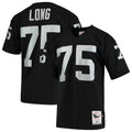 Howie Long Las Vegas Raiders 1983 M & N Throwback Retired Player Jersey - Black | Stitched Football Jersey TJS2945