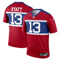 Jalin Hyatt New York Giants Legend Player Performance Top - Red | Stitched Football Jersey TJS2866