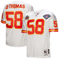 Derrick Thomas Kansas City Chiefs 1994 M & N Throwback Retired Player Jersey - White | Stitched Football Jersey TJS2871