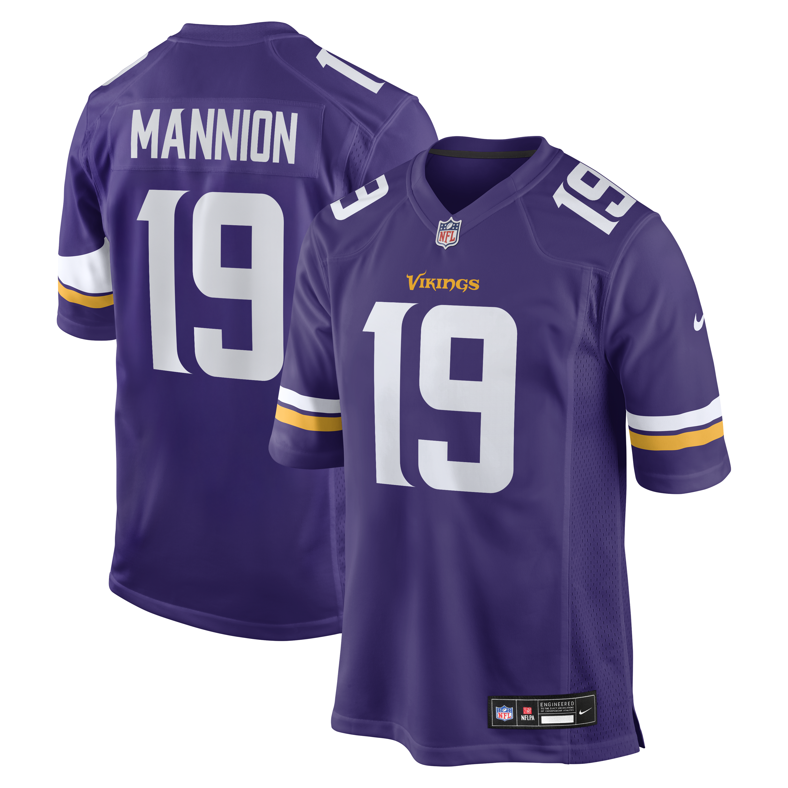 Sean Mannion Minnesota Vikings Game Jersey - Purple | Stitched Football Jersey TJS2890