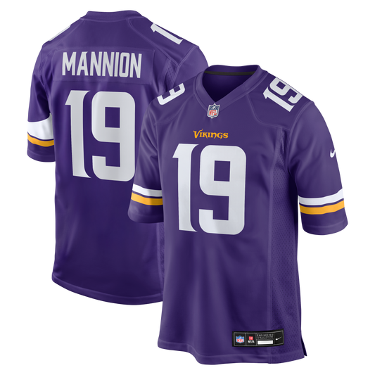 Sean Mannion Minnesota Vikings Game Jersey - Purple | Stitched Football Jersey TJS2890