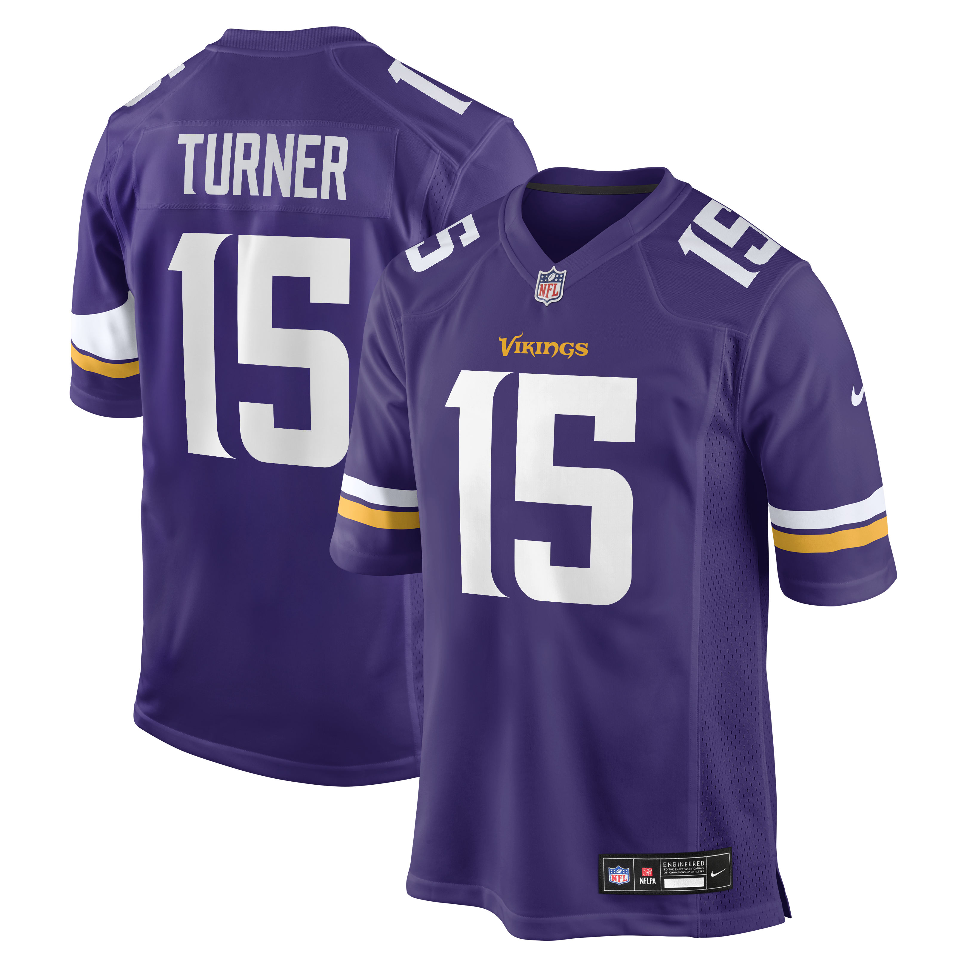 Dallas Turner Minnesota Vikings Player Game Jersey - Purple | Stitched Football Jersey TJS2547