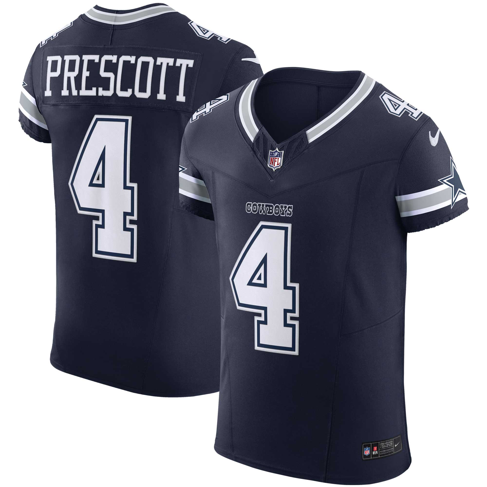Dak Prescott Dallas Cowboys Vapor F.U.S.E. Elite Jersey - Navy | Stitched Football Jersey TJS2530