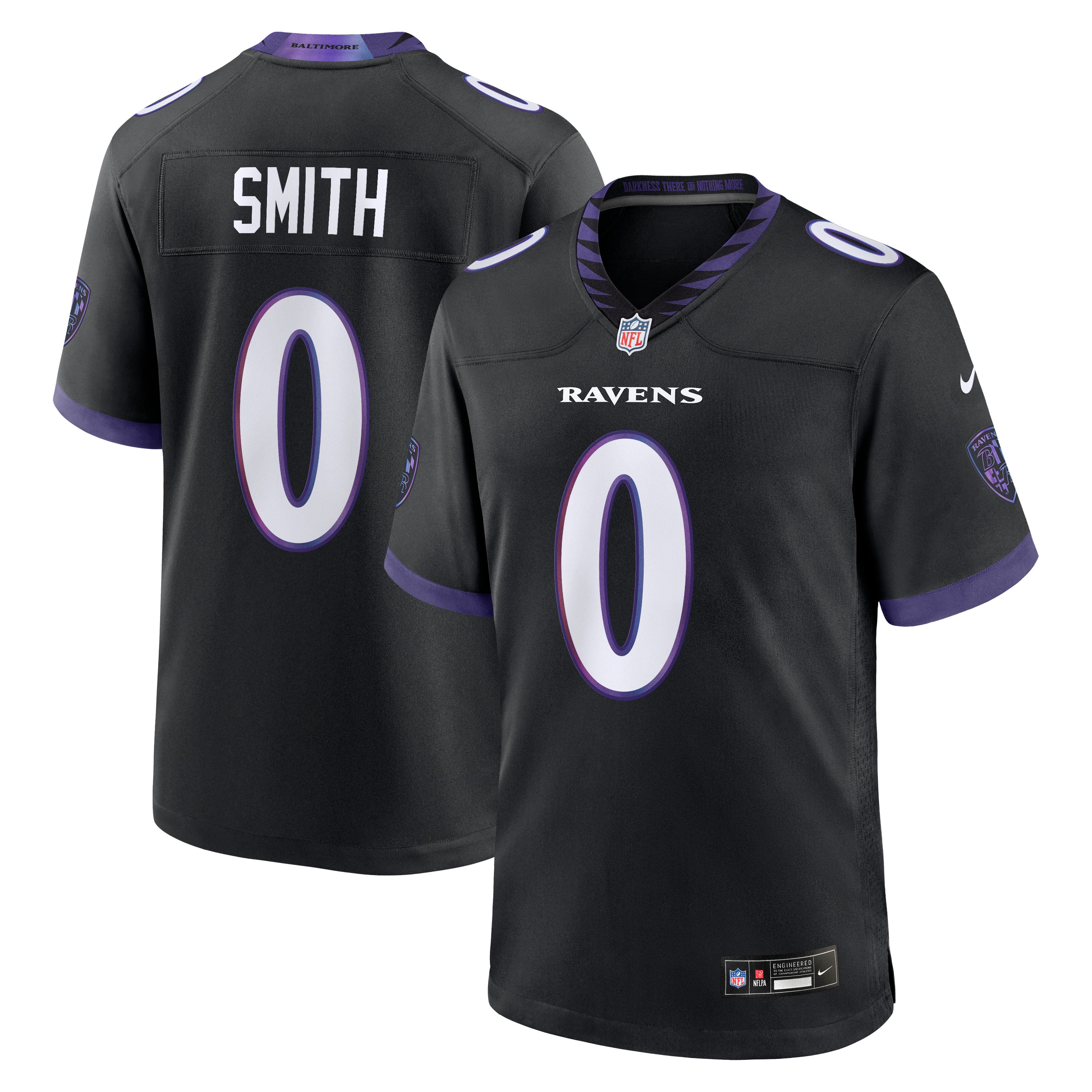 Roquan Smith Baltimore Ravens Alternate Game Jersey - Black | Stitched Football Jersey TJS2505
