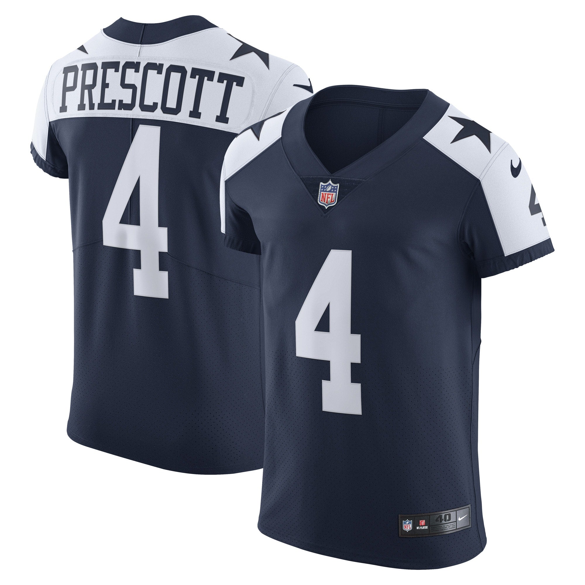 Dak Prescott Dallas Cowboys Alternate Vapor Elite Player Jersey - Navy | Stitched Football Jersey TJS2537