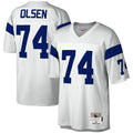 Merlin Olsen Los Angeles Rams M & N Legacy Replica Jersey - White | Stitched Football Jersey TJS2523