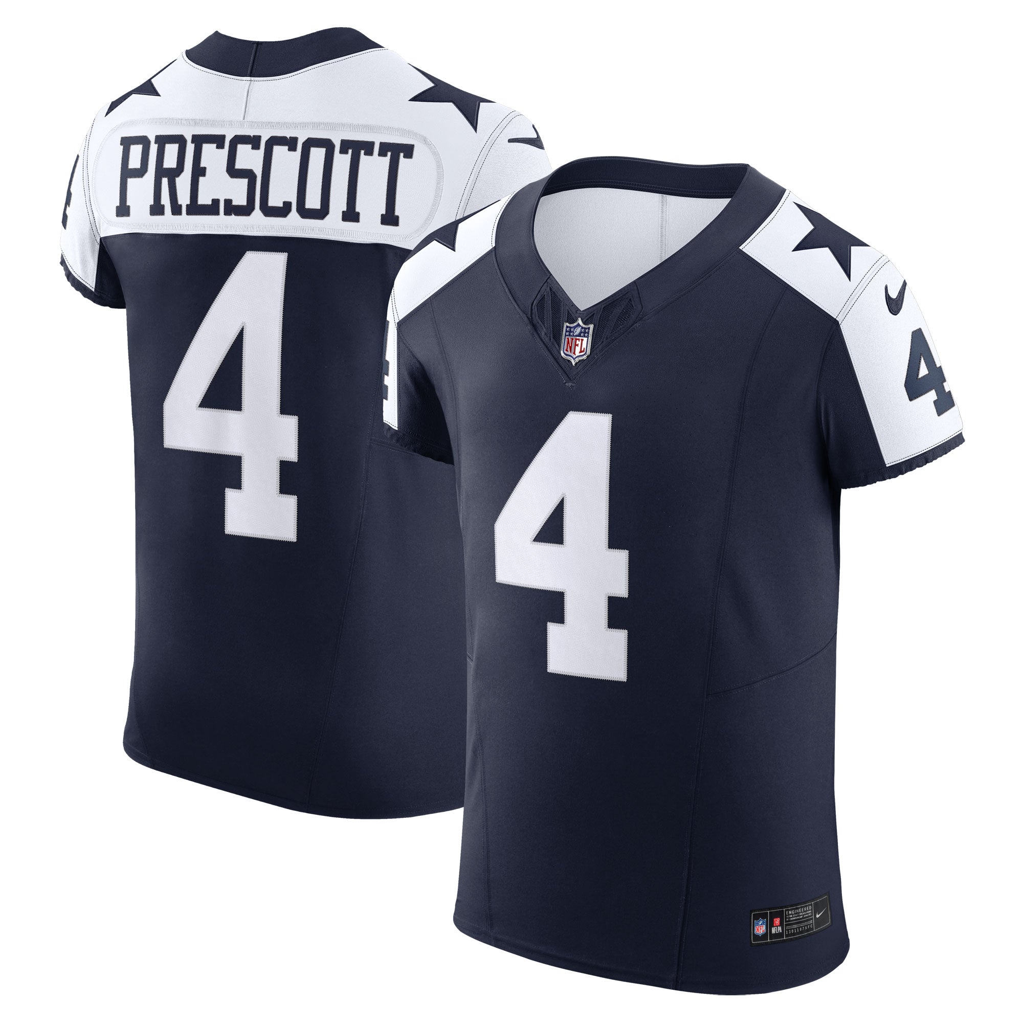 Dak Prescott Dallas Cowboys Alternate Vapor F.U.S.E. Elite Jersey - Navy | Stitched Football Jersey TJS2531