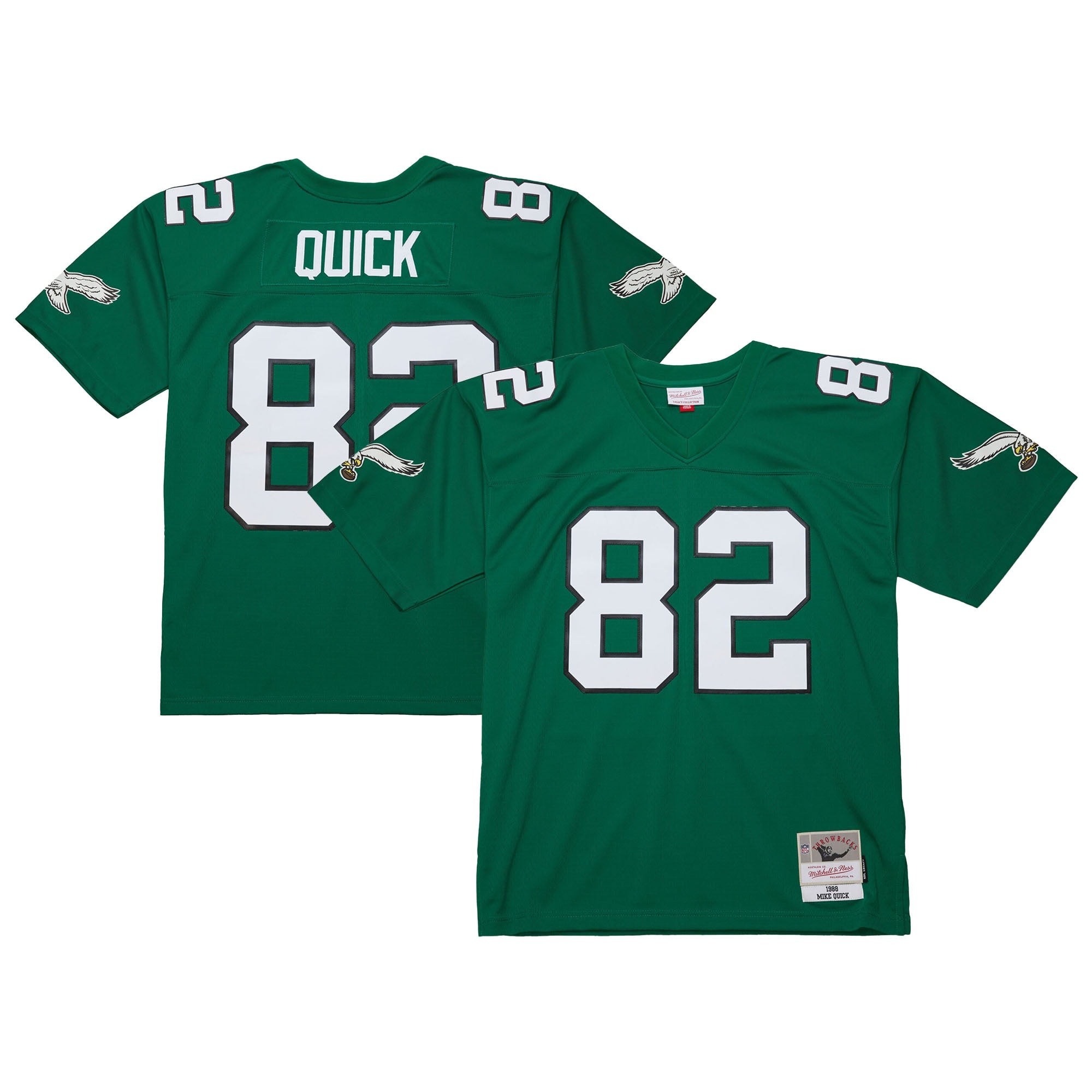 Mike Quick Philadelphia Eagles M & N Legacy Replica Jersey - Kelly Green | Stitched Football Jersey TJS2538