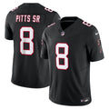 Kyle Pitts Sr. Atlanta Falcons Vapor F.U.S.E. Limited Jersey - Black | Stitched Football Jersey TJS2514