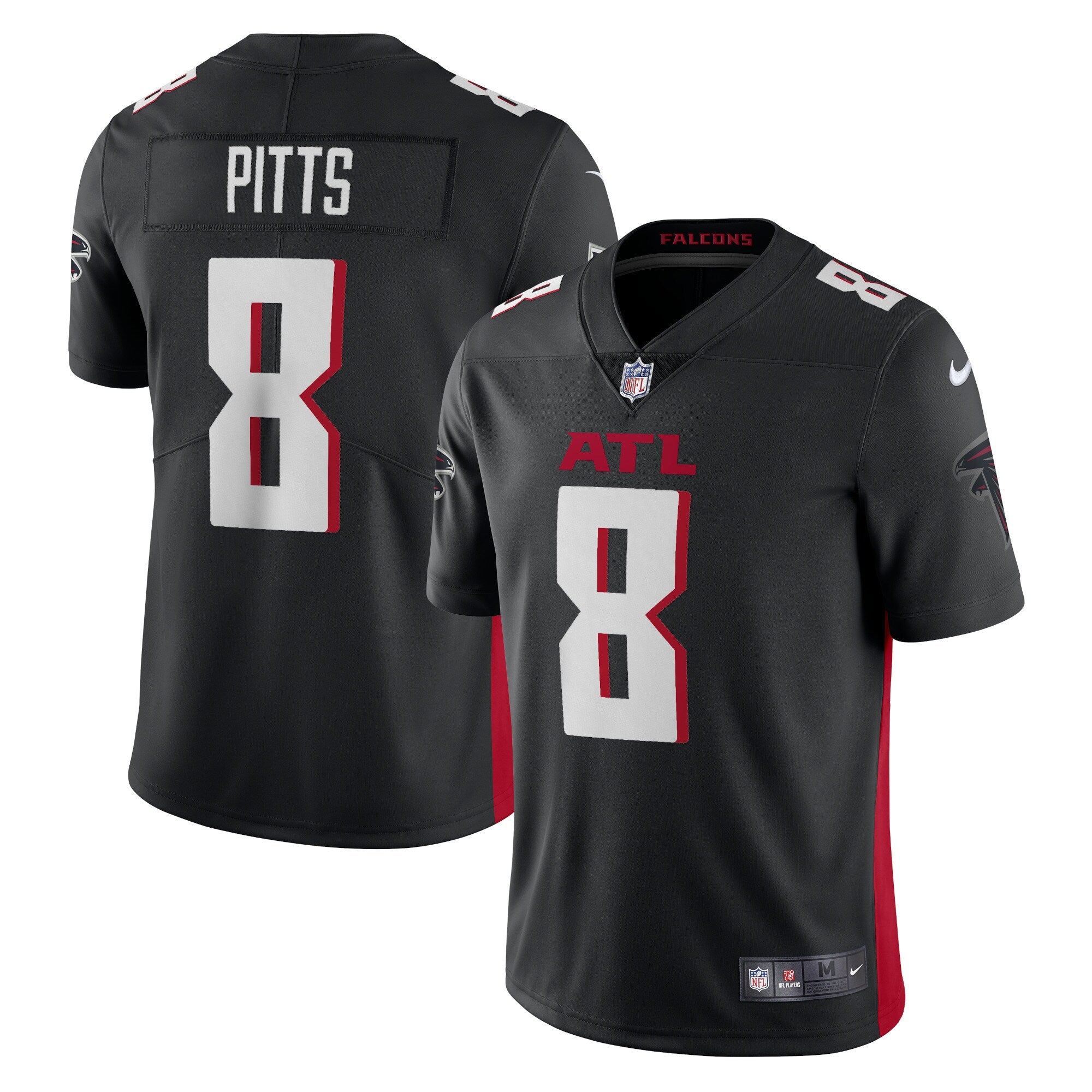 Kyle Pitts Atlanta Falcons Vapor Limited Jersey - Black | Stitched Football Jersey TJS2529